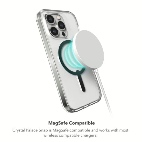 ZAGG รุ่น Crystal Palace Snap - เคส iPhone 15 Pro - สี Clear - Image 5