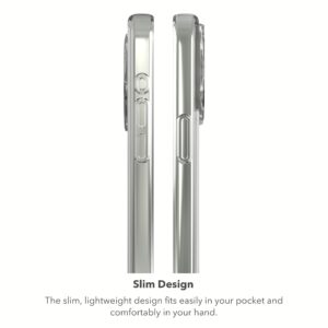 ZAGG รุ่น Crystal Palace Snap - เคส iPhone 15 Pro Max - สี Clear