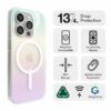 ZAGG รุ่น Milan Snap - เคส iPhone 15 Pro Max - สี Iridescent