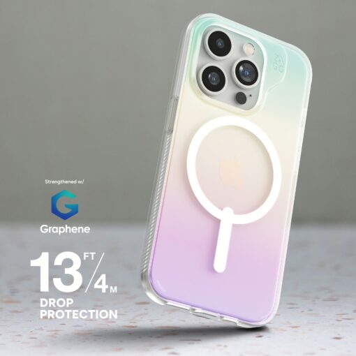 ZAGG รุ่น Milan Snap - เคส iPhone 15 Pro Max - สี Iridescent - Image 5