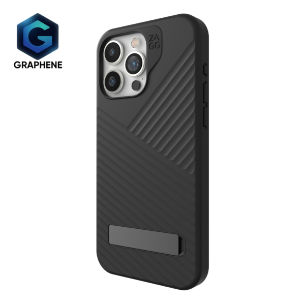 ZAGG รุ่น Denali Snap with Kick Stand - เคส iPhone 15 Pro Max - สี Black 1 ZAGG รุ่น Denali Snap with Kick Stand - เคส iPhone 15 Pro Max - สี Black