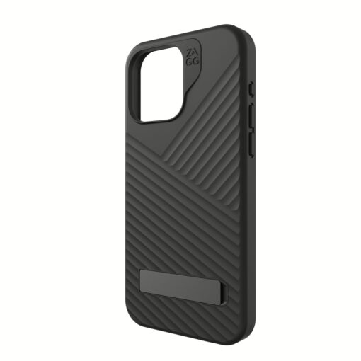ZAGG รุ่น Denali Snap with Kick Stand - เคส iPhone 15 Pro Max - สี Black - Image 9