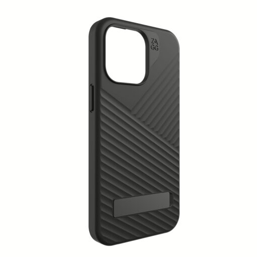 ZAGG รุ่น Denali Snap with Kick Stand - เคส iPhone 15 Pro Max - สี Black - Image 10