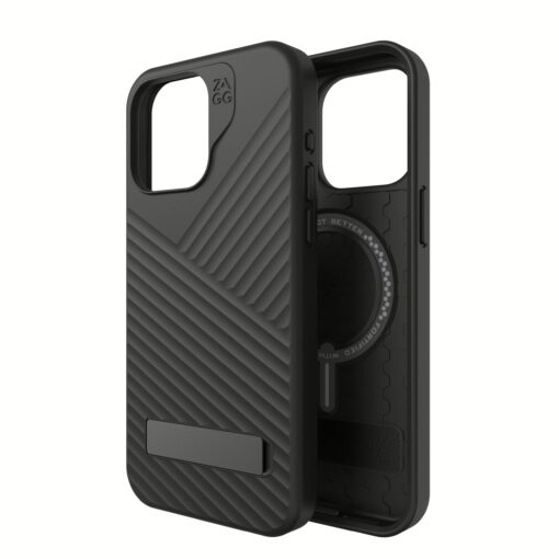 ZAGG รุ่น Denali Snap with Kick Stand - เคส iPhone 15 Pro Max - สี Black - Image 13