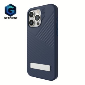 ZAGG รุ่น Denali Snap with Kick Stand - เคส iPhone 15 Pro Max - สี Navy