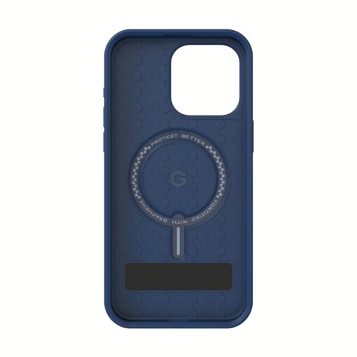 ZAGG รุ่น Denali Snap with Kick Stand - เคส iPhone 15 Pro Max - สี Navy - Image 8