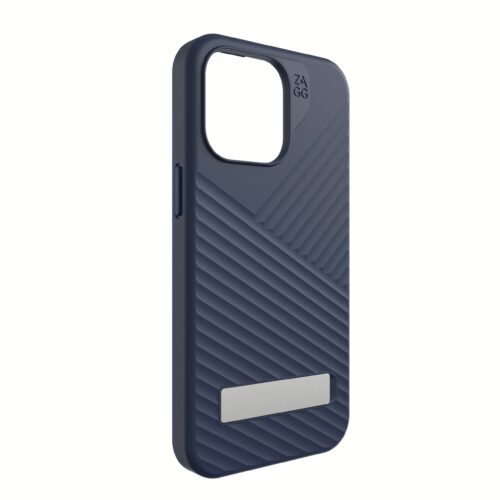 ZAGG รุ่น Denali Snap with Kick Stand - เคส iPhone 15 Pro Max - สี Navy - Image 10