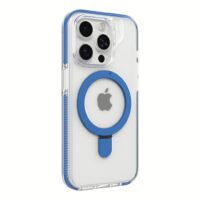 ZAGG รุ่น Santa Cruz Snap with Ring Stand - เคส iPhone 15 Pro Max - สี Clear/Blue