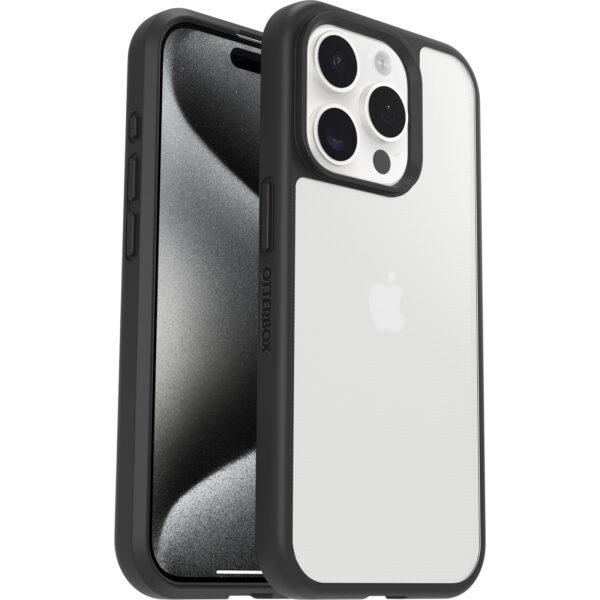 OtterBox รุ่น React - เคส iPhone 15 Pro - สี Black Crystal