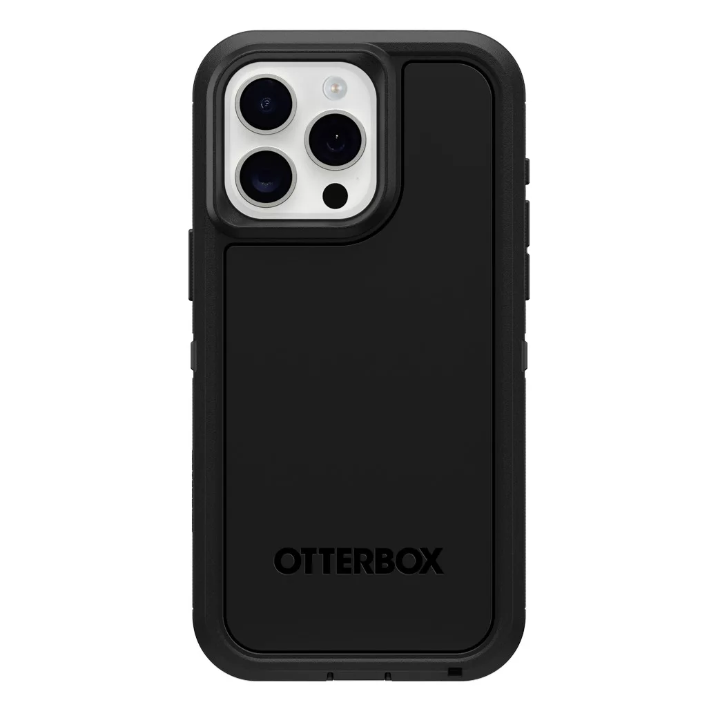 OtterBox iPhone 15 Pro (Uniquement) Série Defender Pro - Coque Noire