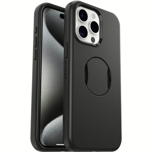 OtterBox รุ่น Ottergrip Symmetry - เคส iPhone 15 Pro Max - สี Black - Image 4