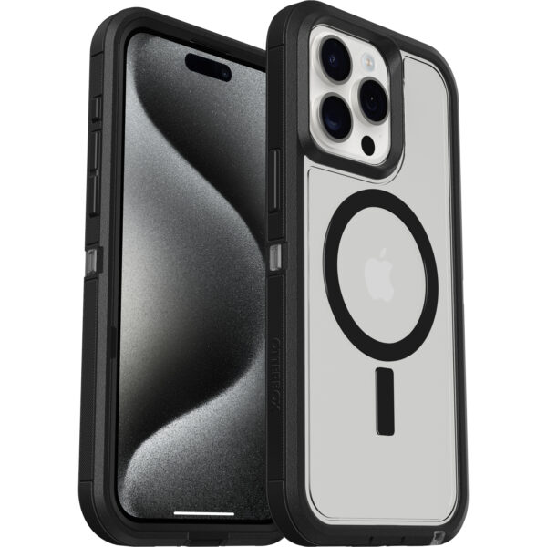 OtterBox รุ่น Defender XT Clear - เคส iPhone 15 Pro Max - สี Dark Side 2 OtterBox รุ่น Defender XT Clear - เคส iPhone 15 Pro Max - สี Dark Side