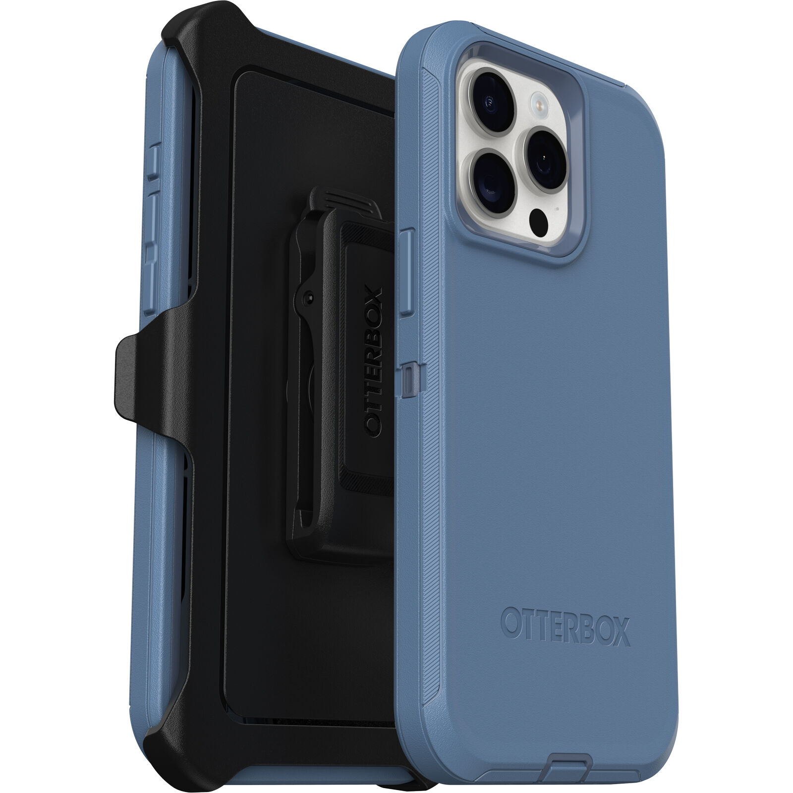 OtterBox รุ่น Defender - เคส iPhone 15 Pro Max - Baby Blue Jeans