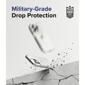 Ringke รุ่น Fusion - เคส iPhone 15 Pro Max - สี Matte Clear