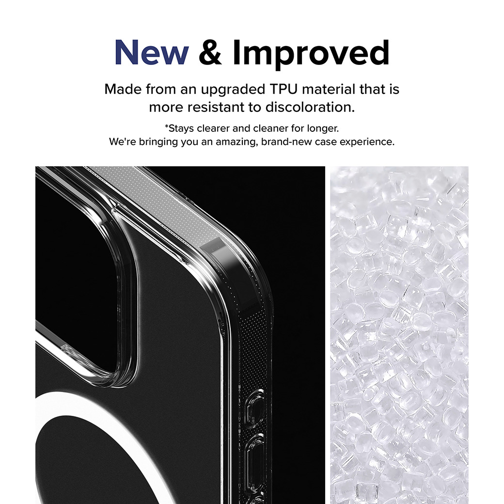 Ringke รุ่น Fusion Magnetic - เคส iPhone 15 Pro Max - สี Matte Clear
