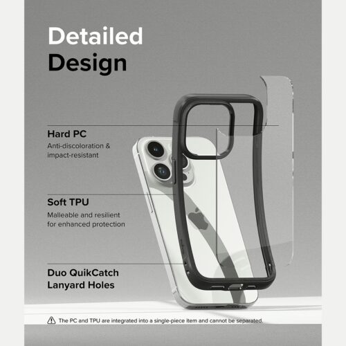 Ringke รุ่น Fusion Bold - เคส iPhone 15 Pro Max - สี Black - Image 9