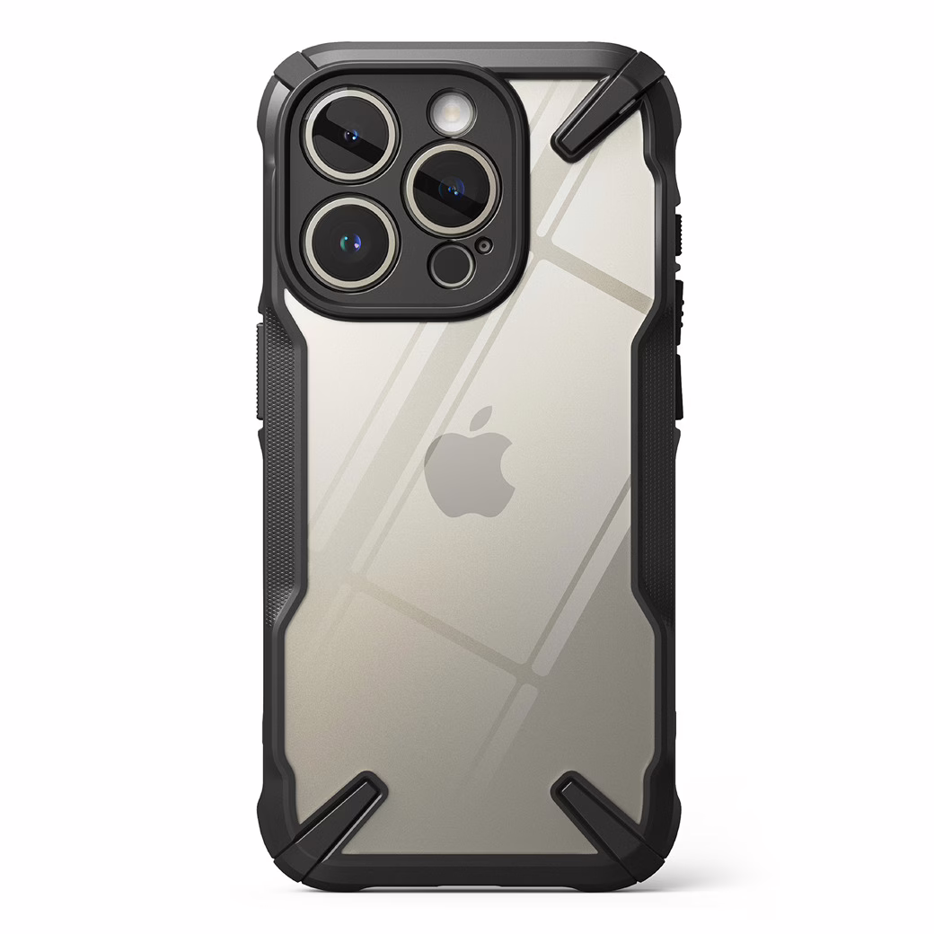 Ringke รุ่น Fusion X - เคส iPhone 15 Pro Max - สี Black