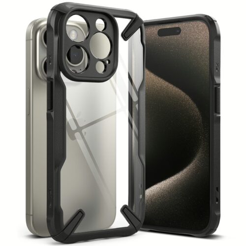 Ringke รุ่น Fusion X - เคส iPhone 15 Pro Max - สี Black - Image 3