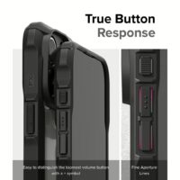 Ringke รุ่น Fusion X - เคส iPhone 15 Pro Max - สี Black
