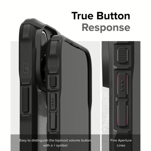 Ringke รุ่น Fusion X - เคส iPhone 15 Pro Max - สี Black - Image 13