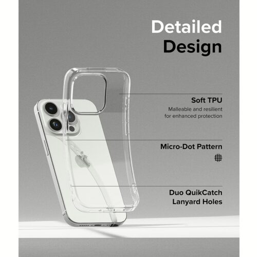 Ringke รุ่น Air - เคส iPhone 15 Pro Max - สี Clear - Image 12