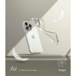 Ringke รุ่น Air - เคส iPhone 15 Pro Max - สี Glitter Clear