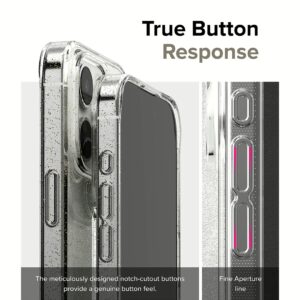 Ringke รุ่น Air - เคส iPhone 15 Pro Max - สี Glitter Clear