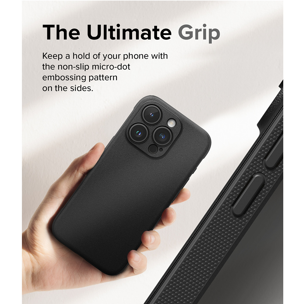 Ringke รุ่น Onyx - เคส iPhone 15 Pro Max - สี Black