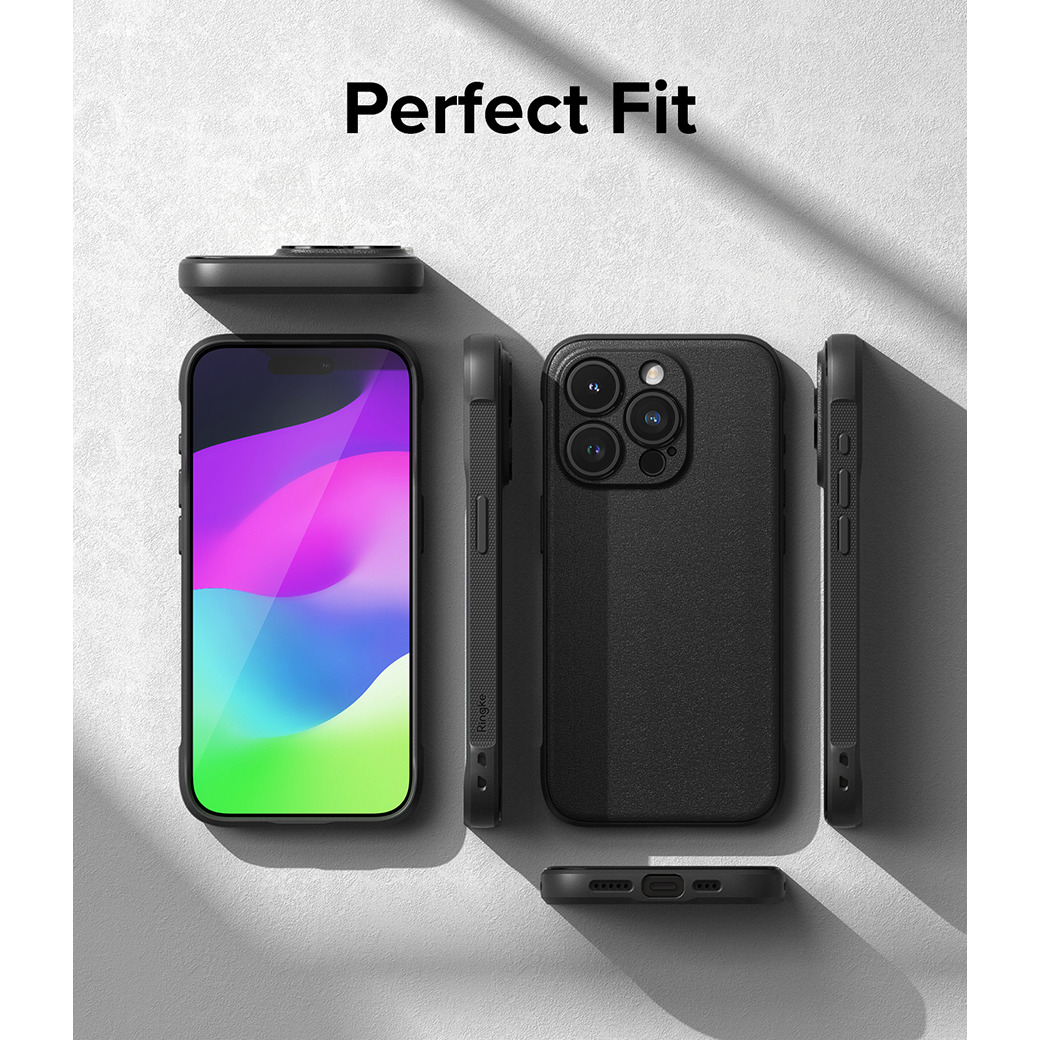 Ringke รุ่น Onyx - เคส iPhone 15 Pro Max - สี Black 6 Ringke รุ่น Onyx - เคส iPhone 15 Pro Max - สี Black
