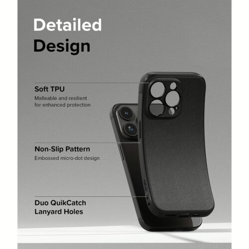 Ringke รุ่น Onyx - เคส iPhone 15 Pro Max - สี Black - Image 10