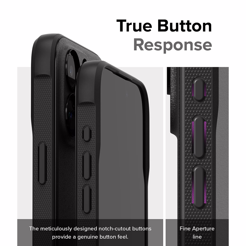 Ringke รุ่น Onyx - เคส iPhone 15 Pro Max - สี Black