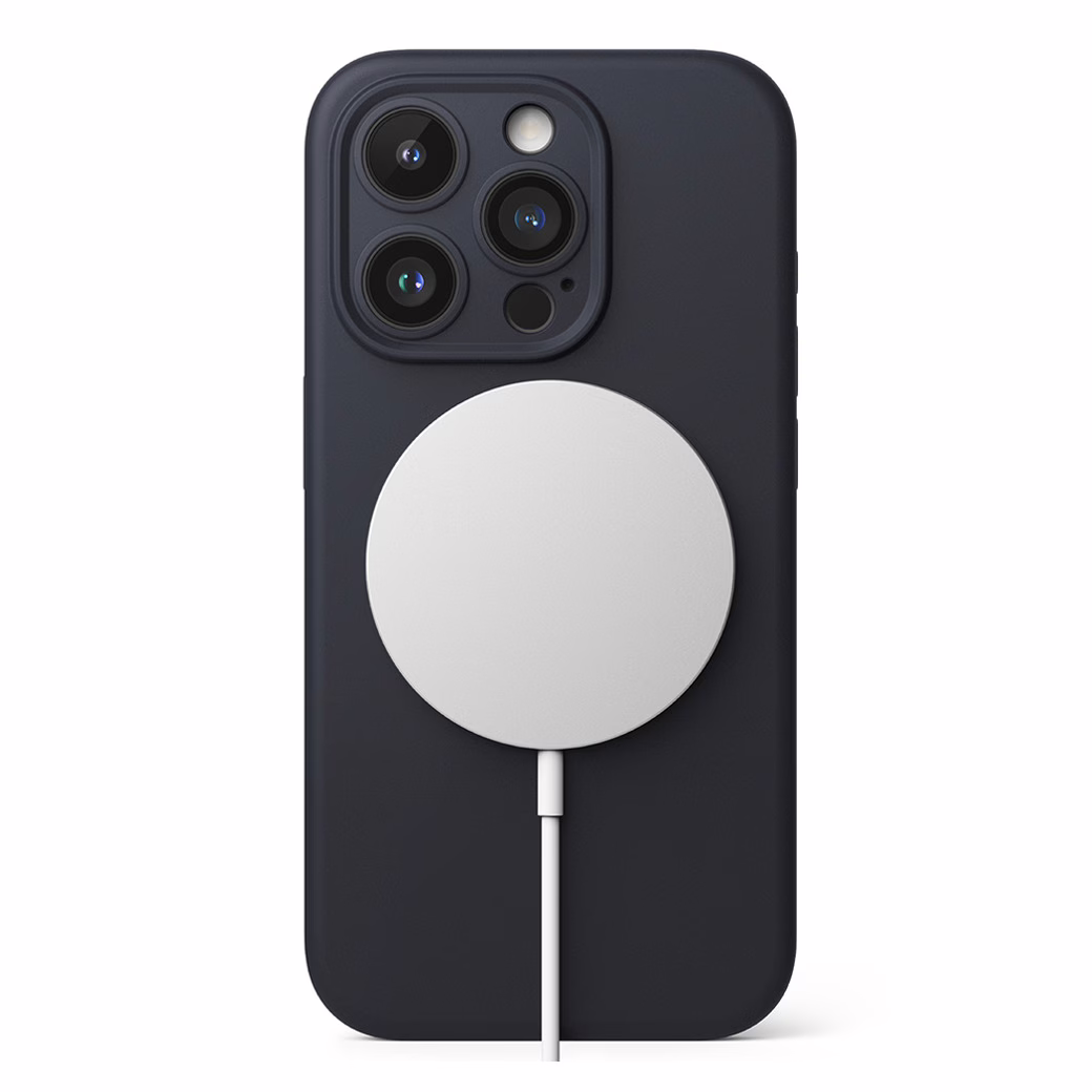Ringke รุ่น Silicone Magnetic - เคส iPhone 15 Pro Max - สี Deep Blue
