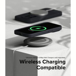 Ringke รุ่น Silicone Magnetic - เคส iPhone 15 Pro Max - สี Deep Blue