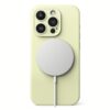 Ringke รุ่น Silicone Magnetic - เคส iPhone 15 Pro Max - สี Sunny Lime
