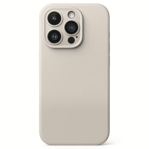 Ringke รุ่น Silicone Magnetic - เคส iPhone 15 Pro Max - สี Stone - Image 4
