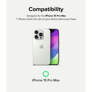 Ringke รุ่น Screen Protector Tempered Glass - ฟิล์มกระจก iPhone 15 Pro Max