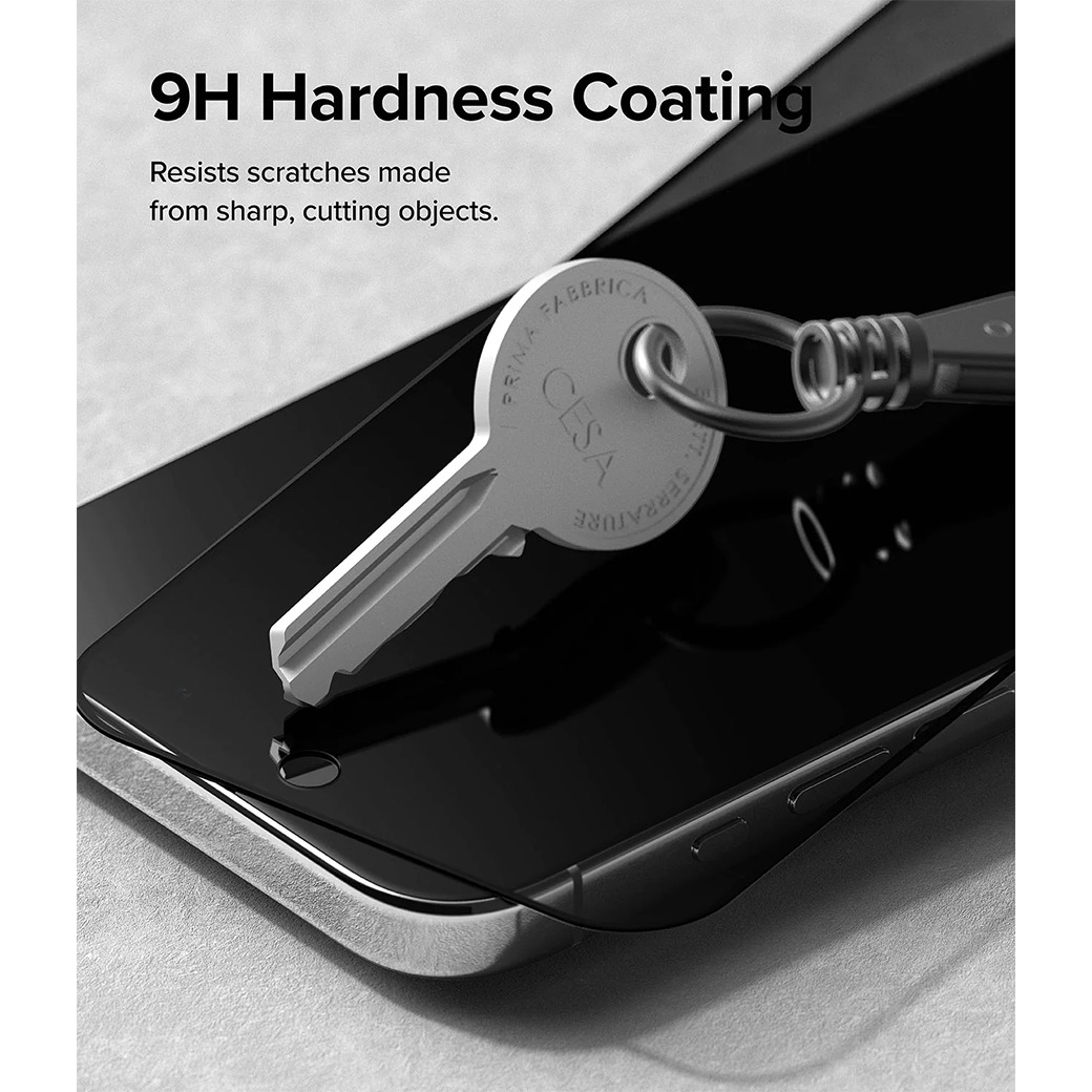 Ringke รุ่น Privacy Tempered Glass - ฟิล์มกระจก iPhone 15 Pro