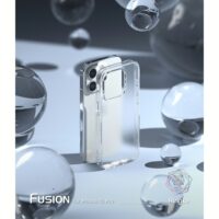Ringke รุ่น Fusion - เคส iPhone 15 Pro - สี Matte Clear