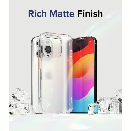 Ringke รุ่น Fusion - เคส iPhone 15 Pro - สี Matte Clear - Image 6