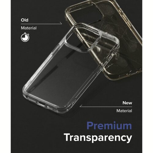 Ringke รุ่น Fusion - เคส iPhone 15 Pro - สี Matte Clear - Image 8