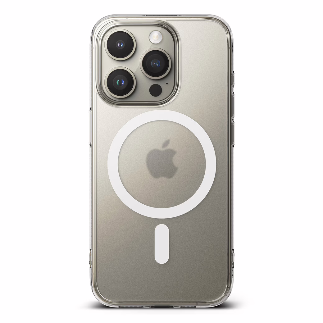 Ringke รุ่น Fusion Magnetic - เคส iPhone 15 Pro - สี Matte Clear