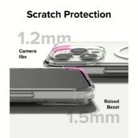 Ringke รุ่น Fusion Magnetic - เคส iPhone 15 Pro - สี Matte Clear