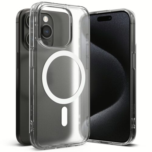Ringke รุ่น Fusion Magnetic - เคส iPhone 15 Pro - สี Matte Clear - Image 3