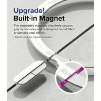 Ringke รุ่น Fusion Magnetic - เคส iPhone 15 Pro - สี Matte Clear