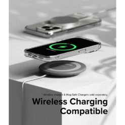 Ringke รุ่น Fusion Magnetic - เคส iPhone 15 Pro - สี Matte Clear