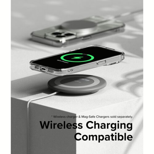 Ringke รุ่น Fusion Magnetic - เคส iPhone 15 Pro - สี Matte Clear - Image 10