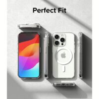 Ringke รุ่น Fusion Magnetic - เคส iPhone 15 Pro - สี Matte Clear