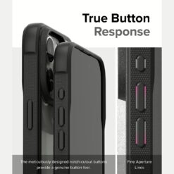 Ringke รุ่น Fusion Bold - เคส iPhone 15 Pro - สี Black