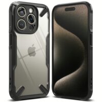 Ringke รุ่น Fusion X - เคส iPhone 15 Pro - สี Black
