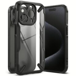 Ringke รุ่น Fusion X - เคส iPhone 15 Pro - สี Black